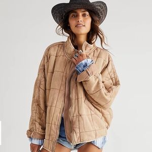 Free People Dolman Quilted Jacket